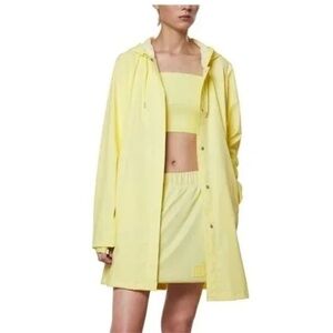$140 Rains A-line W Jacket in Straw Large NWT